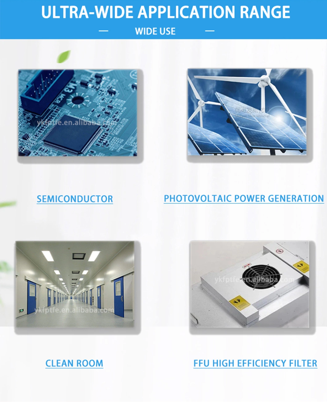 UNM Good Uniformity Clean Room Filters Usable Hydrophobic PTFE Laminated Material For Filters Bags