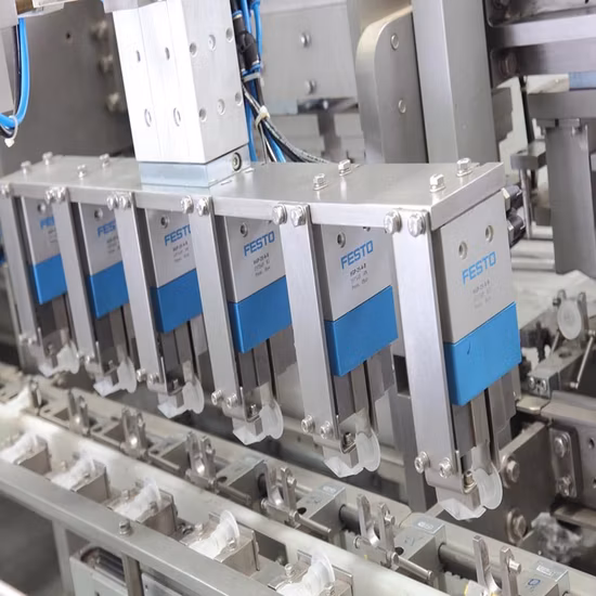 点滴輸液・点滴液・生理食塩水吹き込み充填シール機・医薬品機器